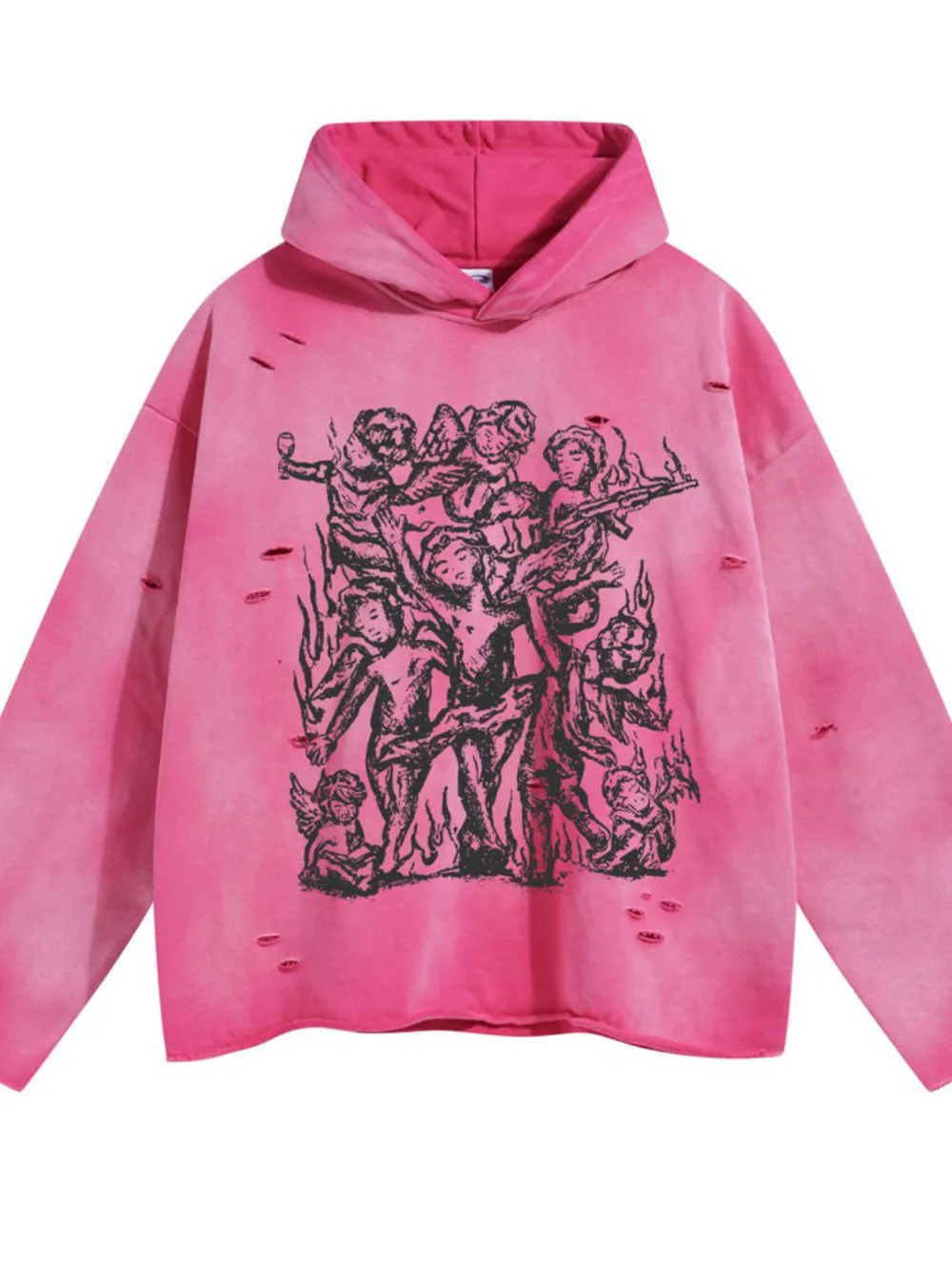 Men's Graphic Long Sleeve Hoodie, image 3