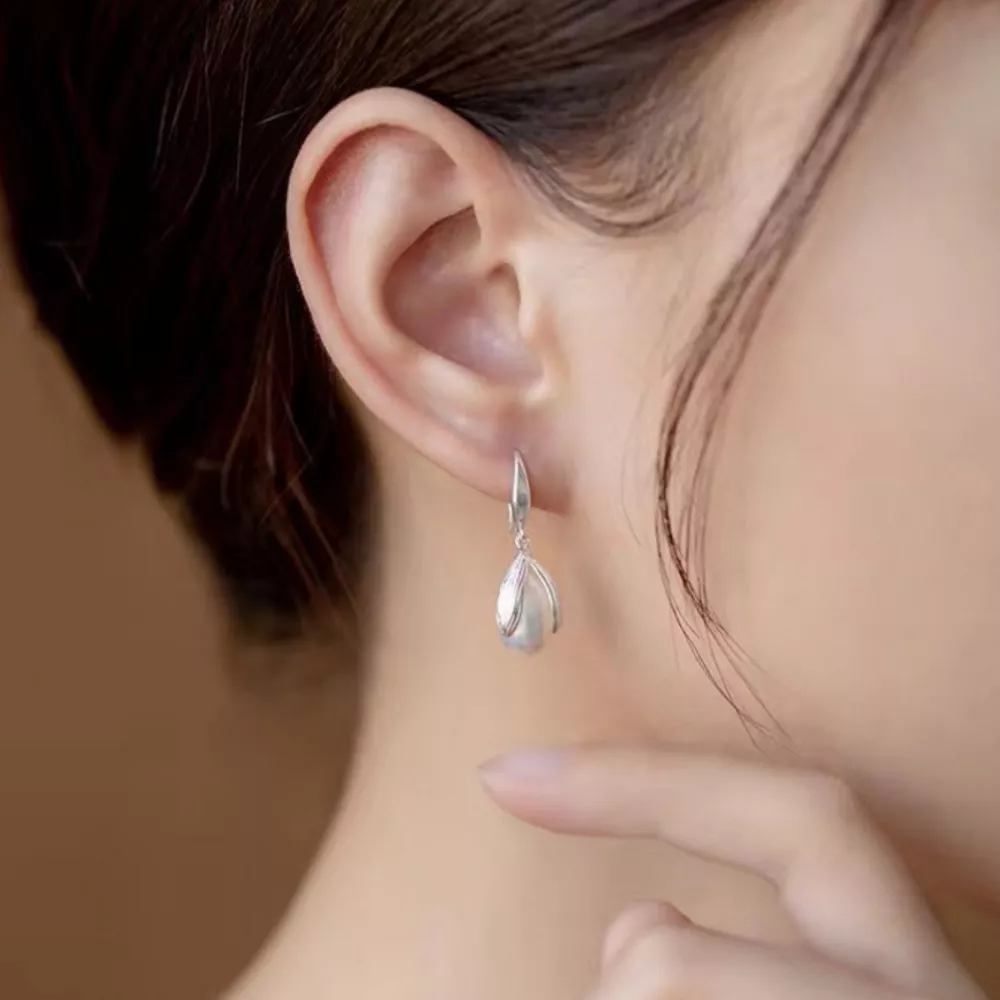 925 Sterling Silver Drop Earrings, image 3