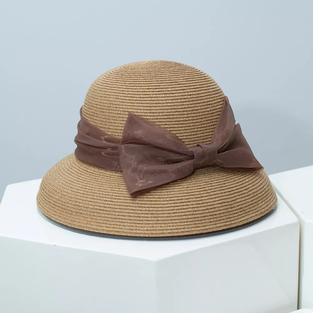 Ribbon Bow Straw Sun Hat, image 6