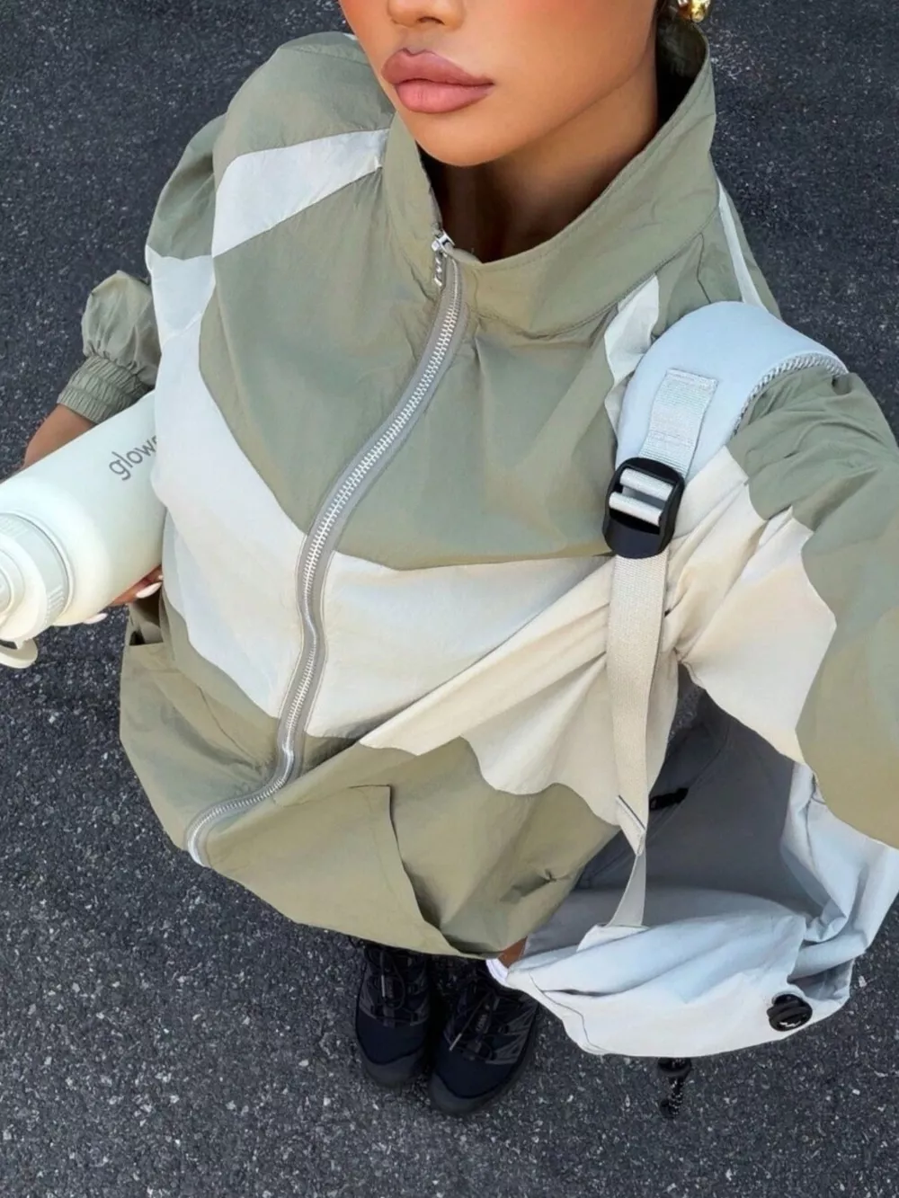 Color Block Zip-Up Jacket, image 8