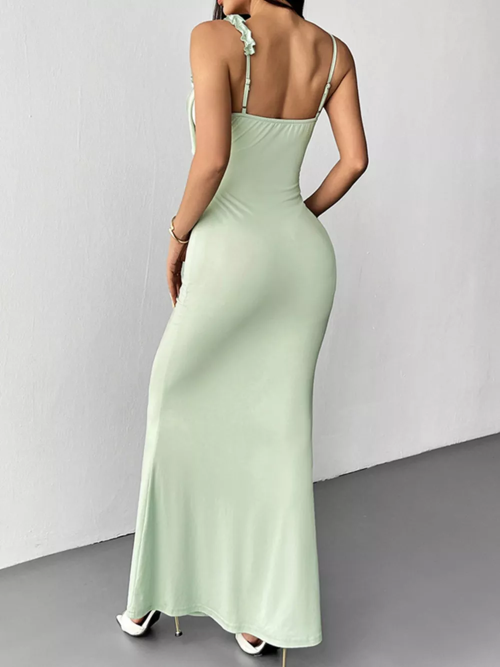 Floral Bodycon Mermaid Maxi Dress, image 7