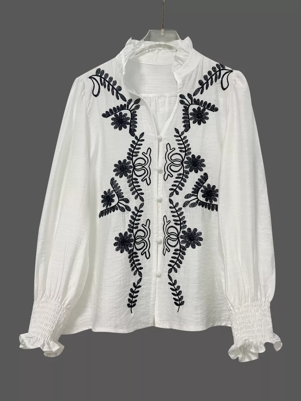 Embroidered Long Sleeve Shirt, image 5