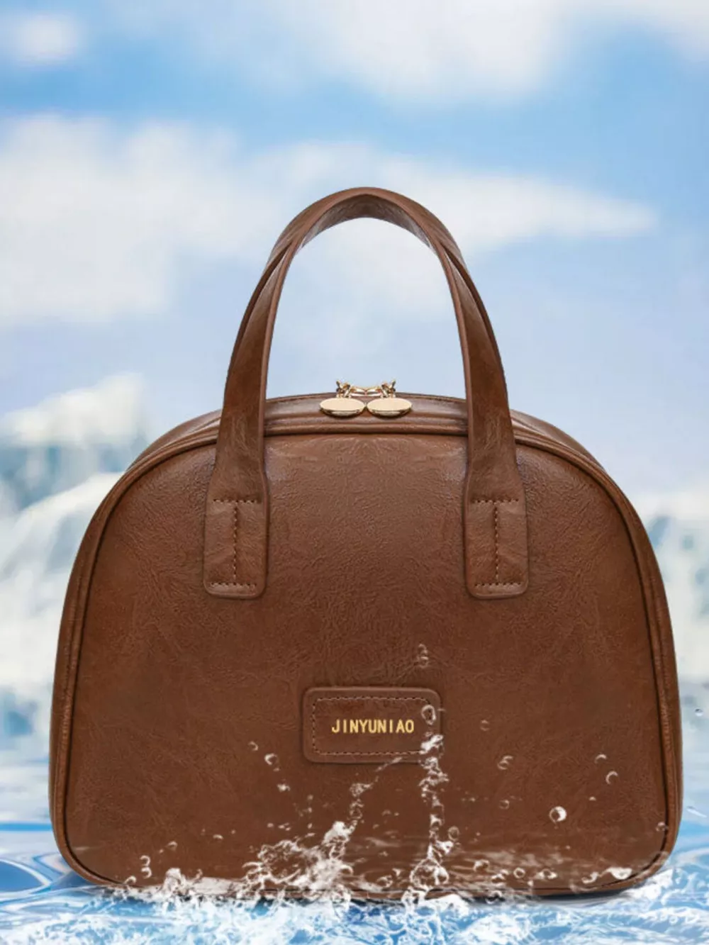 Top Handle Makeup Handbag, image 3