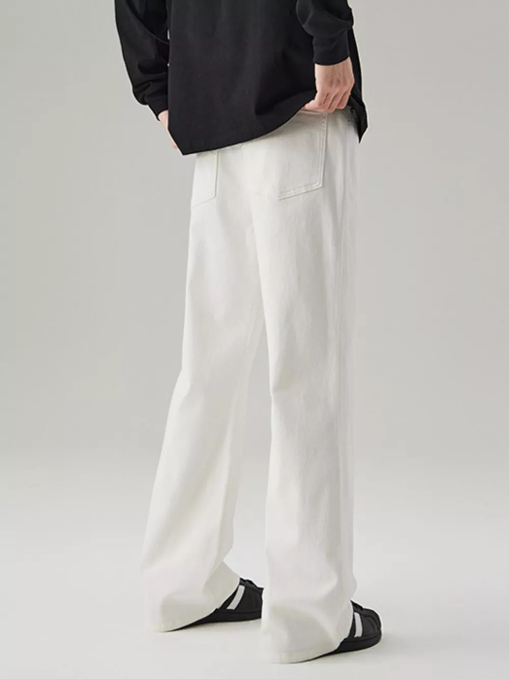 Men's Full Size Wide Leg Casual Jeans Plus Size, image 4