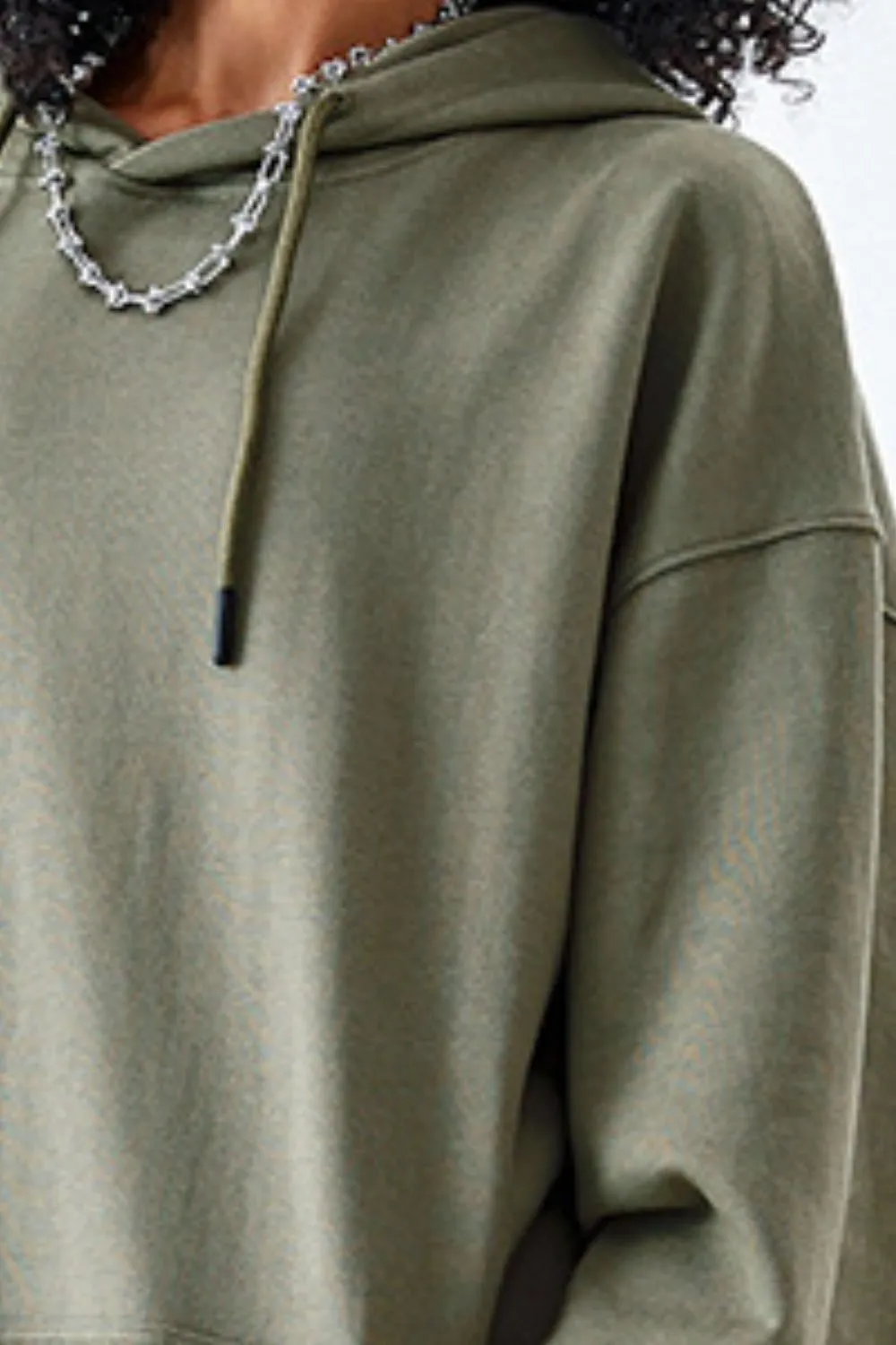 Men's Drawstring Kangaroo Pocket Hoodie, image 13