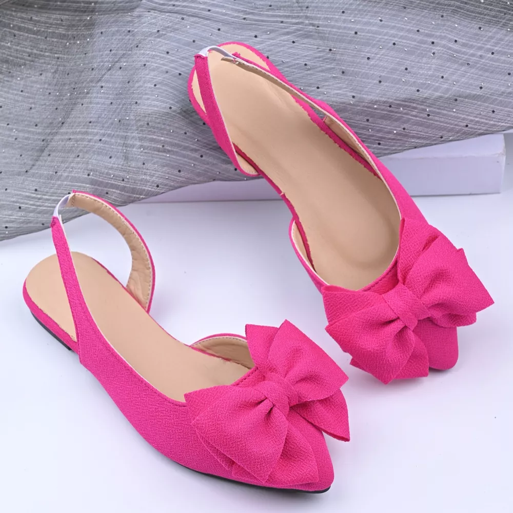 Bow Point Toe Slingback Sandals, image 9