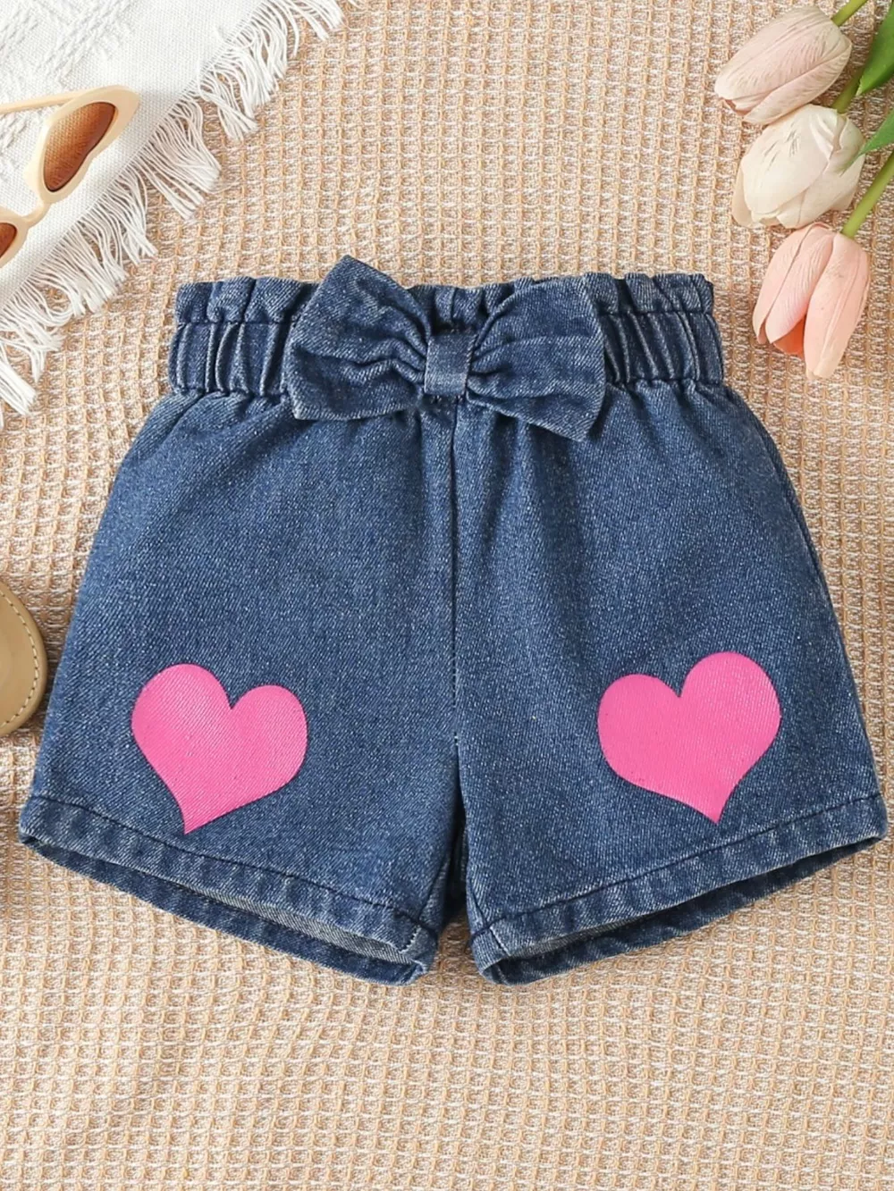 Children's Hey Girl Cami & Denim Shorts Set, image 4