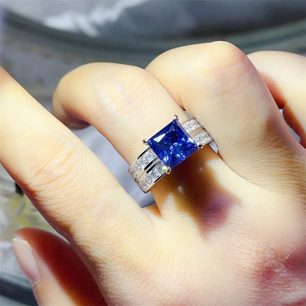 3 Carat Moissanite 925 Sterling Silver Ring, image 4