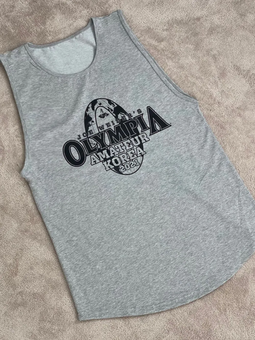 Men's Plus Size Graphic Round Neck Active Tank, image 8