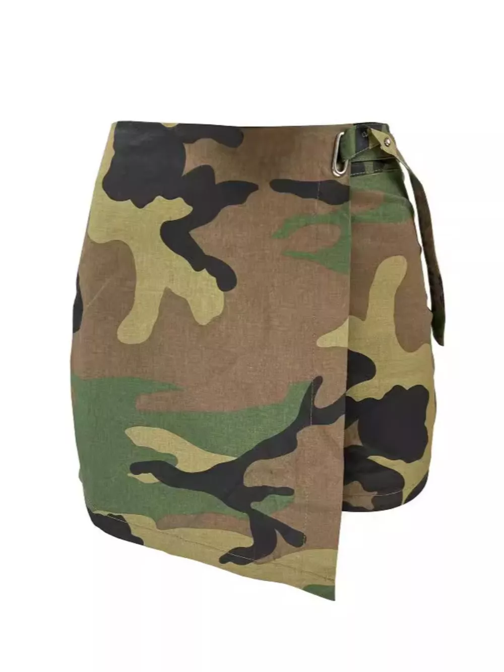 Camouflage Print Wrap Skort, image 3
