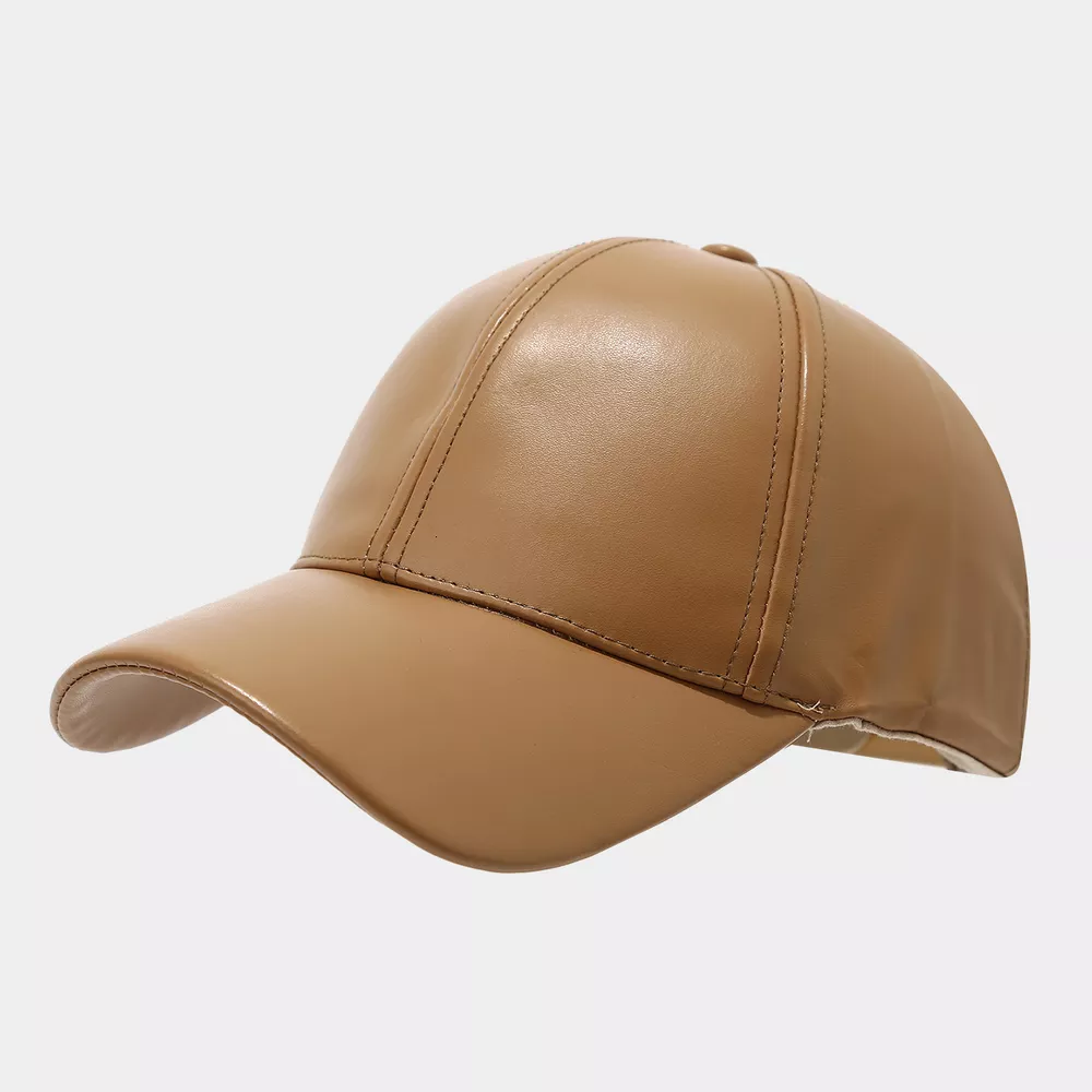 PU Leather Baseball Cap, image 3