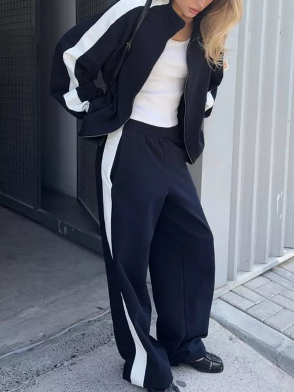 Zip Up Long Sleeve Outerwear and Pants Set, image 19