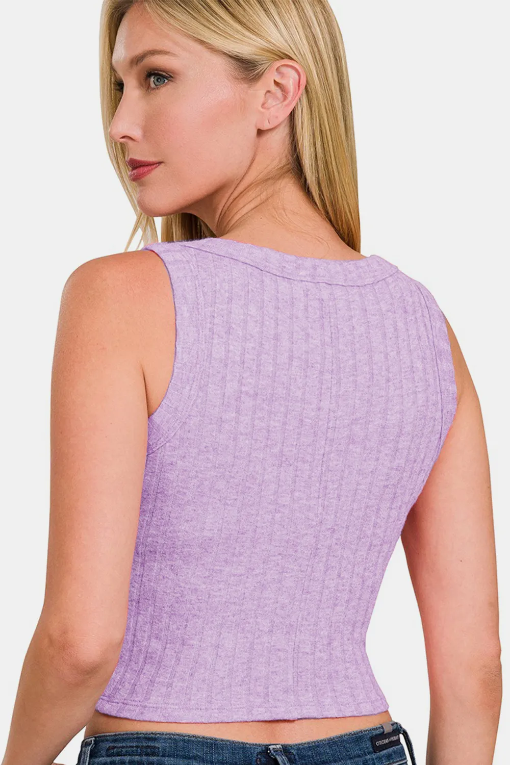 Ribbed Cropped Tank, image 2
