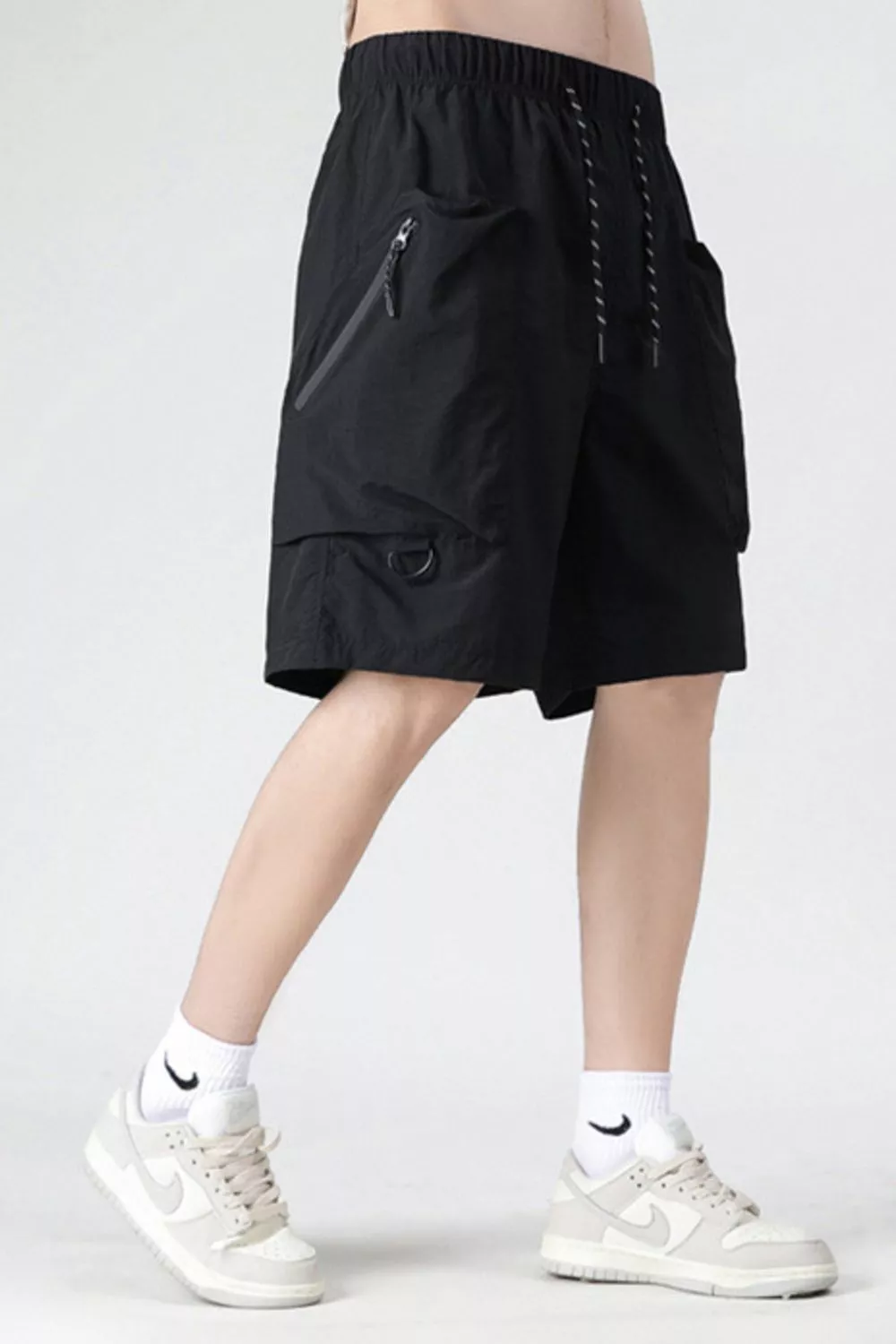 Men's Plus Size Cargo Pocket Relaxed Fit Shorts, image 9