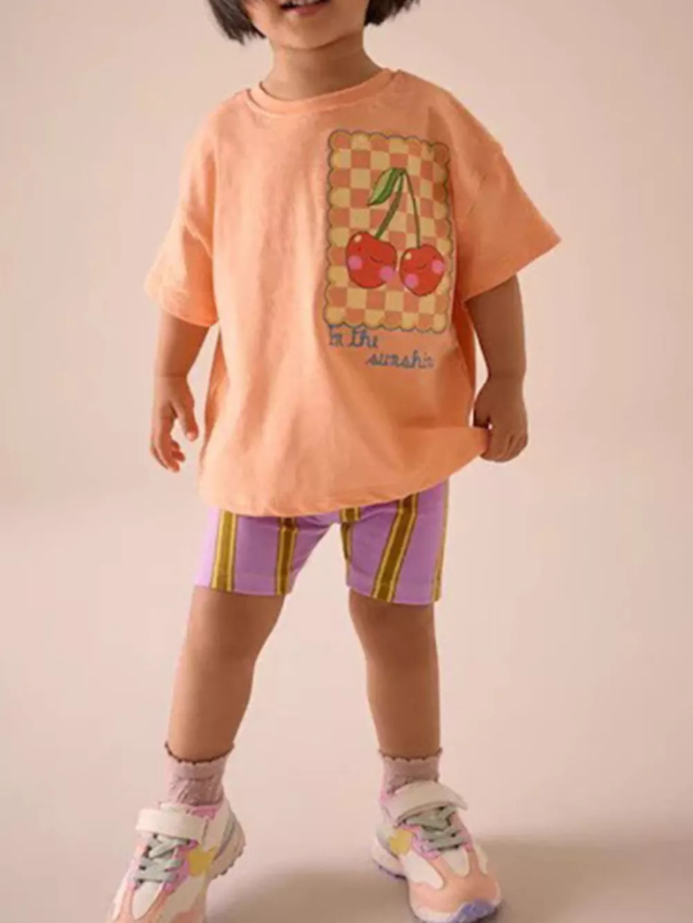 Children's Cherry Round Neck T-Shirt, image 2
