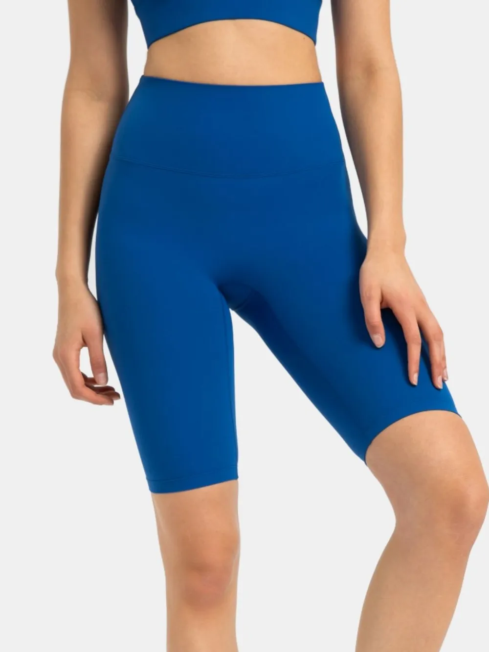 High Rise Wide Waistband Active Shorts, image 19