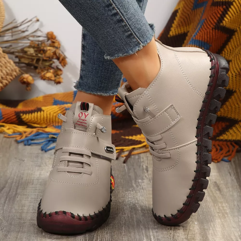 Lace Up Platform Ankle Boots, image 4