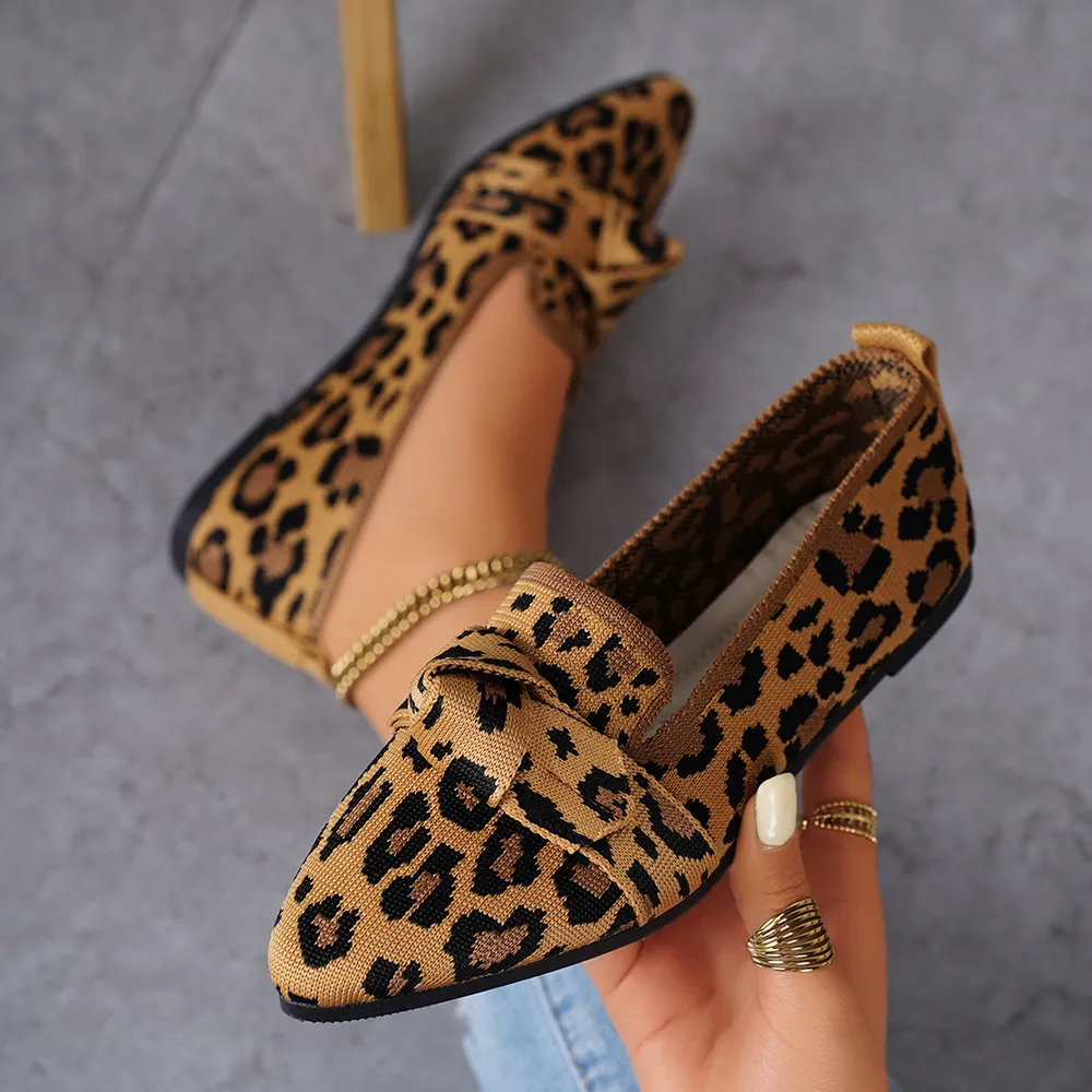 Mesh Point Toe Flat Slip-Ons, image 2