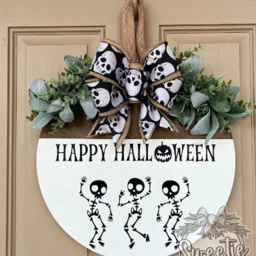 Halloween Decorative Wooden Door Hanger, image 2