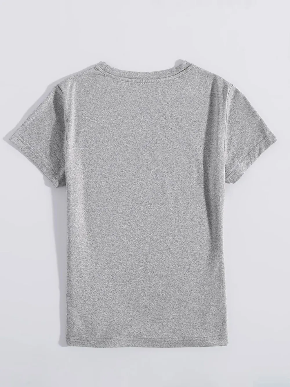 Graphic Round Neck Short Sleeve T-Shirt, image 3