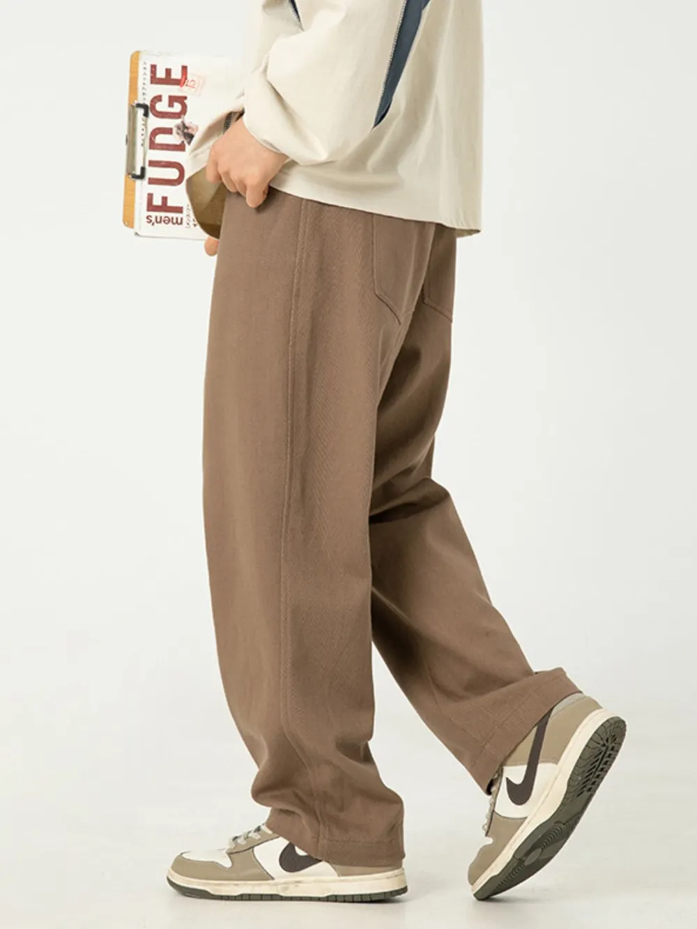 Men's Full Size Wide Leg Pants Plus Size, image 6
