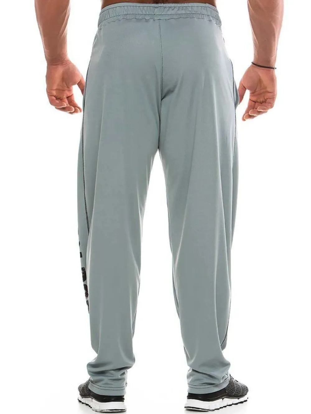 Men's Letter Elastic Waist Active Pants, image 3