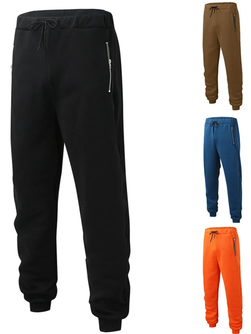 Men's Full Size Drawstring Pants with Pockets Plus Size, image 5