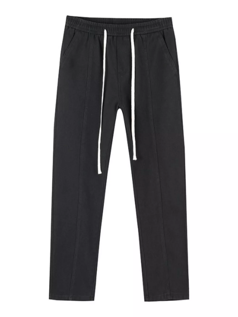 Men's Plus Size Relaxed Fit Drawstring Jeans, image 4