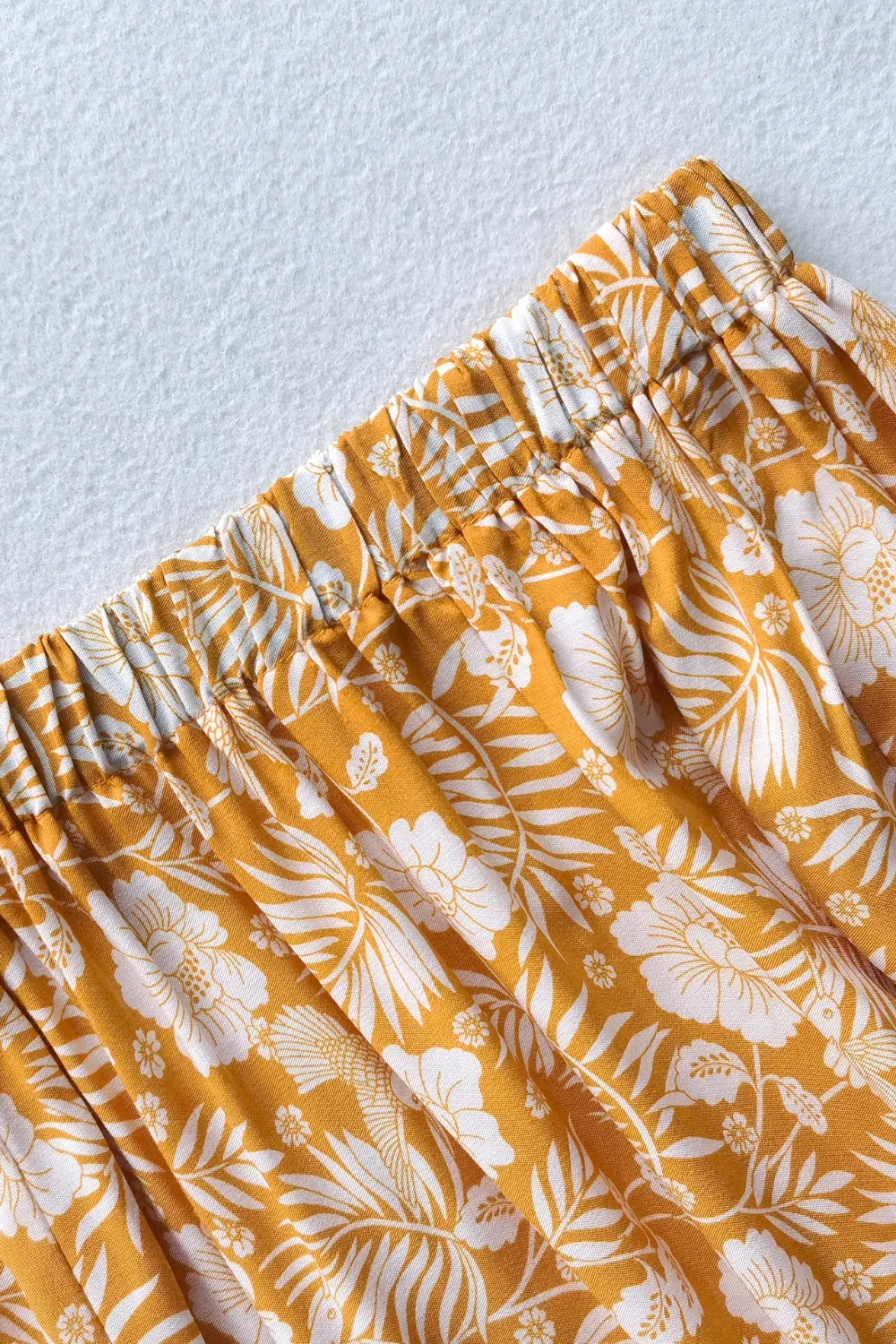 Printed Half Sleeve Top and Slit Skirt Set, image 14
