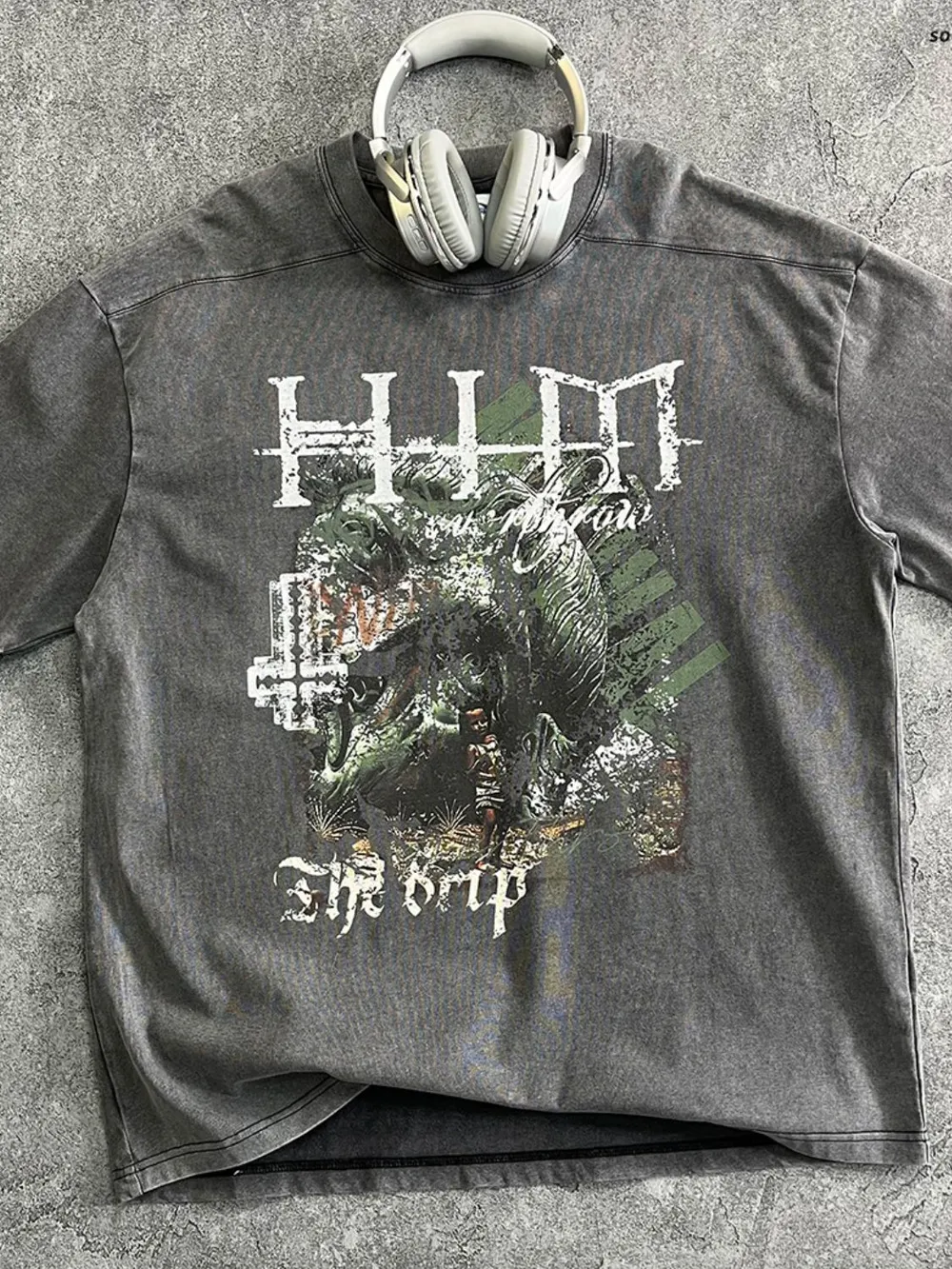Men's Graphic Round Neck Half Sleeve T-Shirt