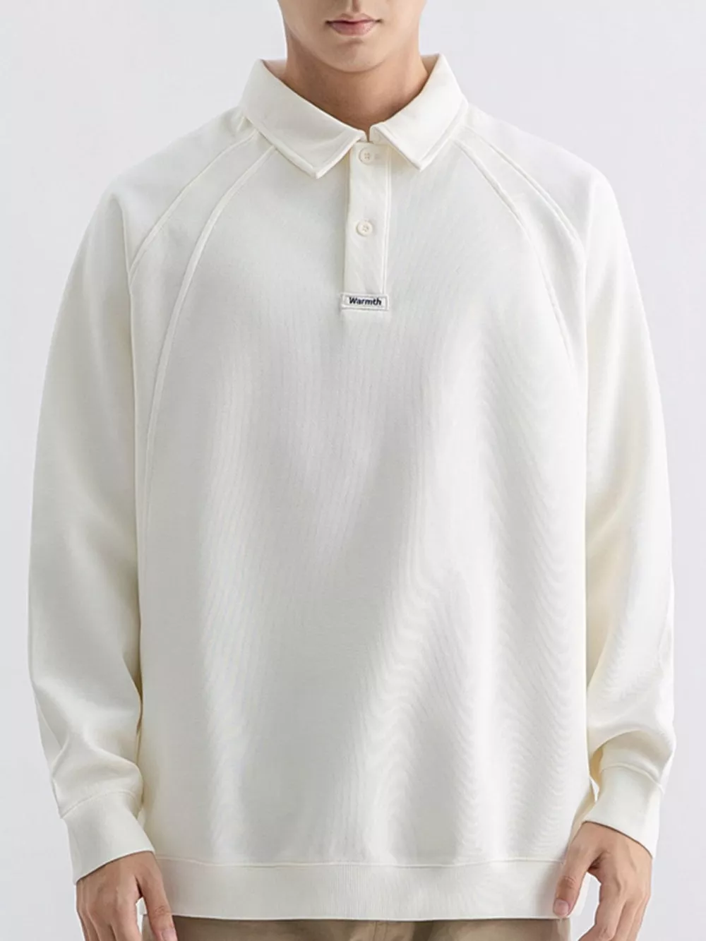 Men's Plus Size Casual Long Sleeve Polo, image 13
