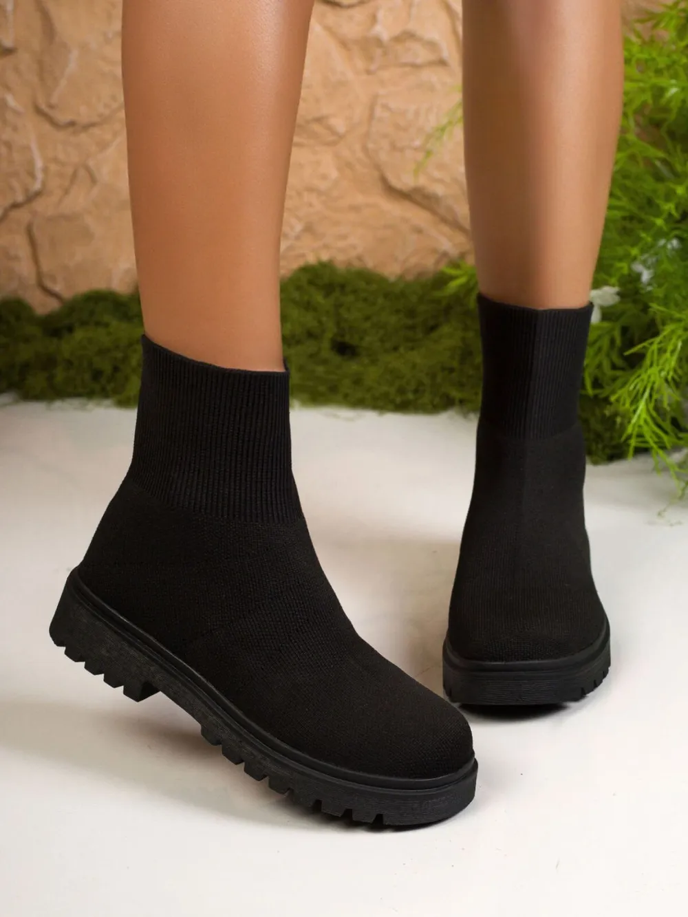 Knit Ankle Boots with Sock-Like Comfort, image 4