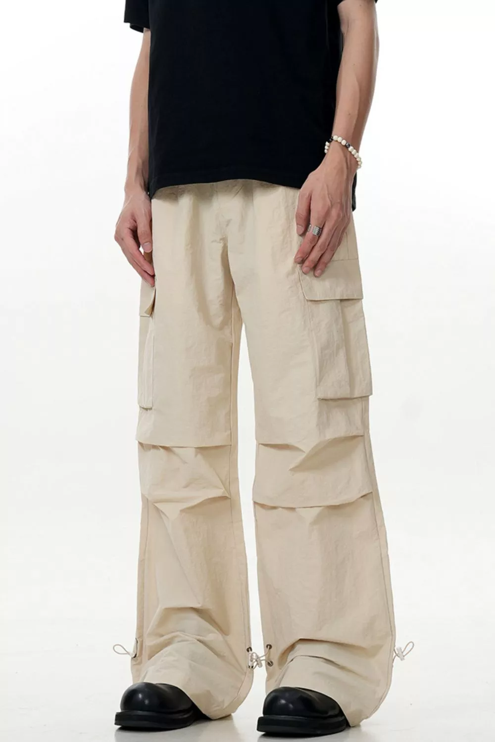 Men's Loose Fit Multi-Pocket Cargo Pants, image 5