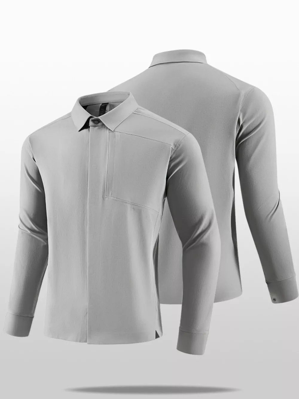Men's Plus Size Slim Fit Long Sleeve Windbreaker Jacket, image 4