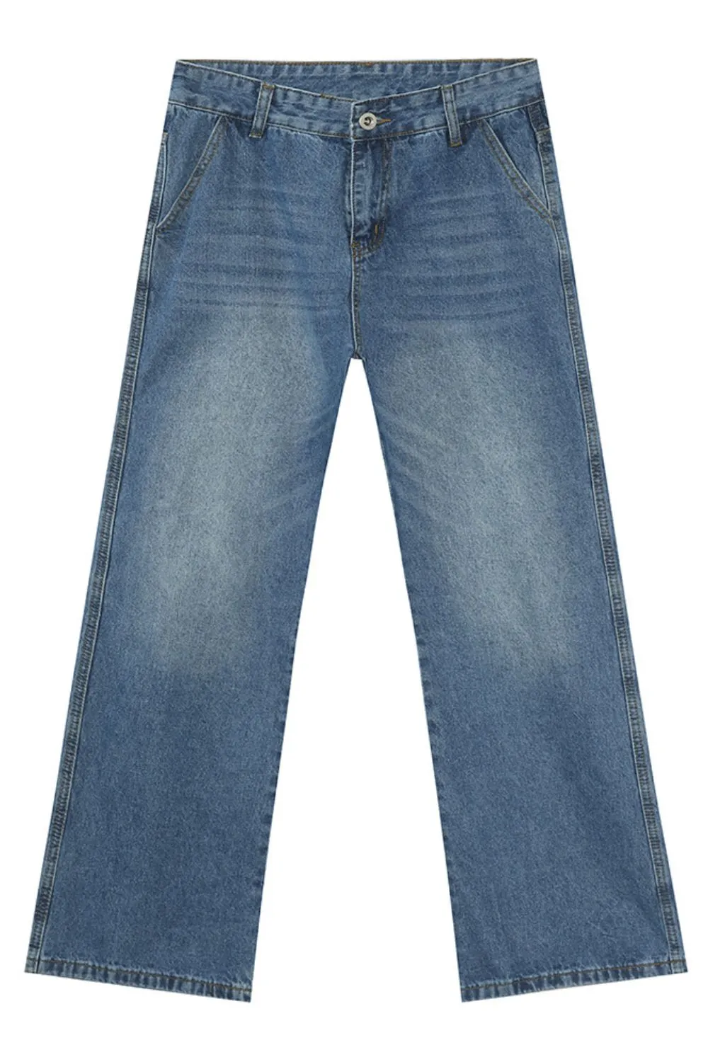 Mid Rise Jeans with Pockets, image 6