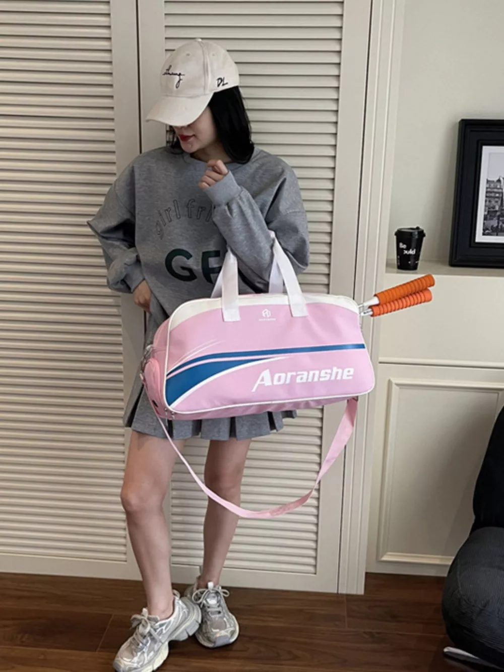 Contrast Sports Duffel Bag, image 2