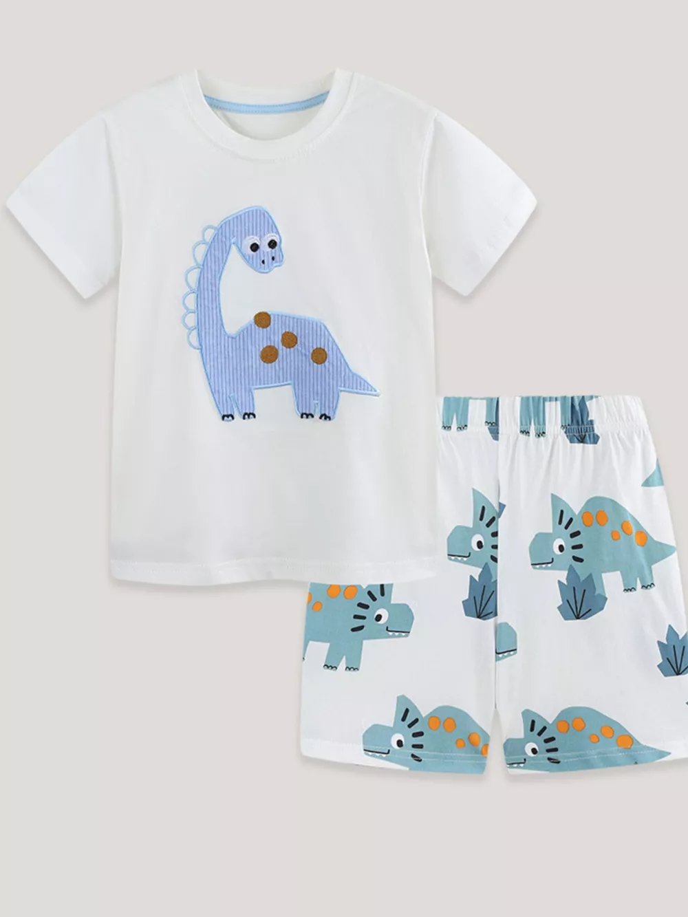 Children's Dinosaur Applique Two-Piece Set, image 2