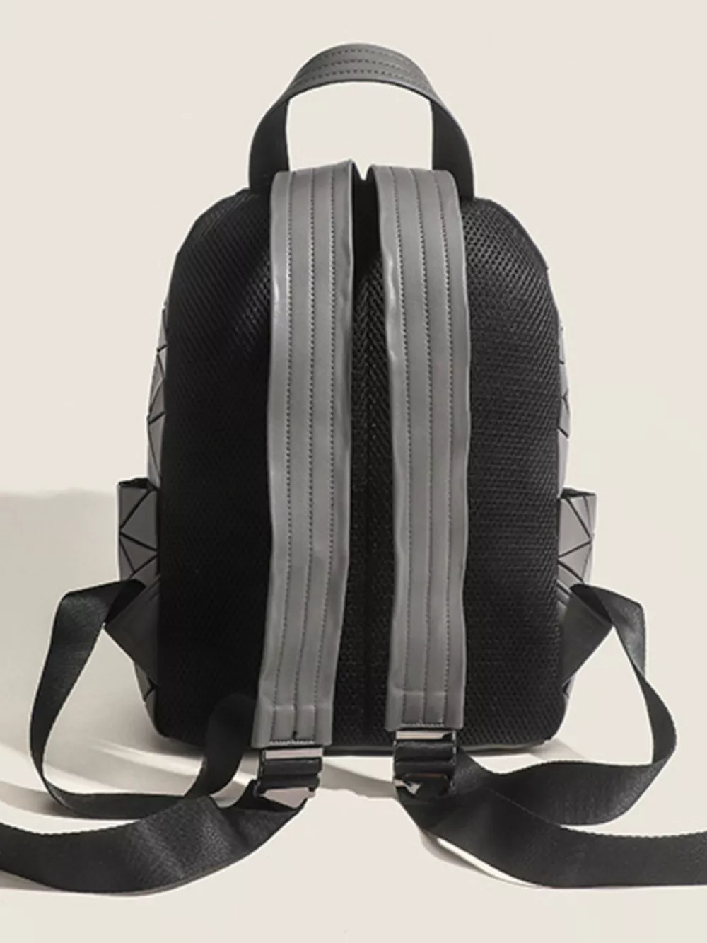 Geometric Lattice Pattern Fashion Backpack Bag, image 5