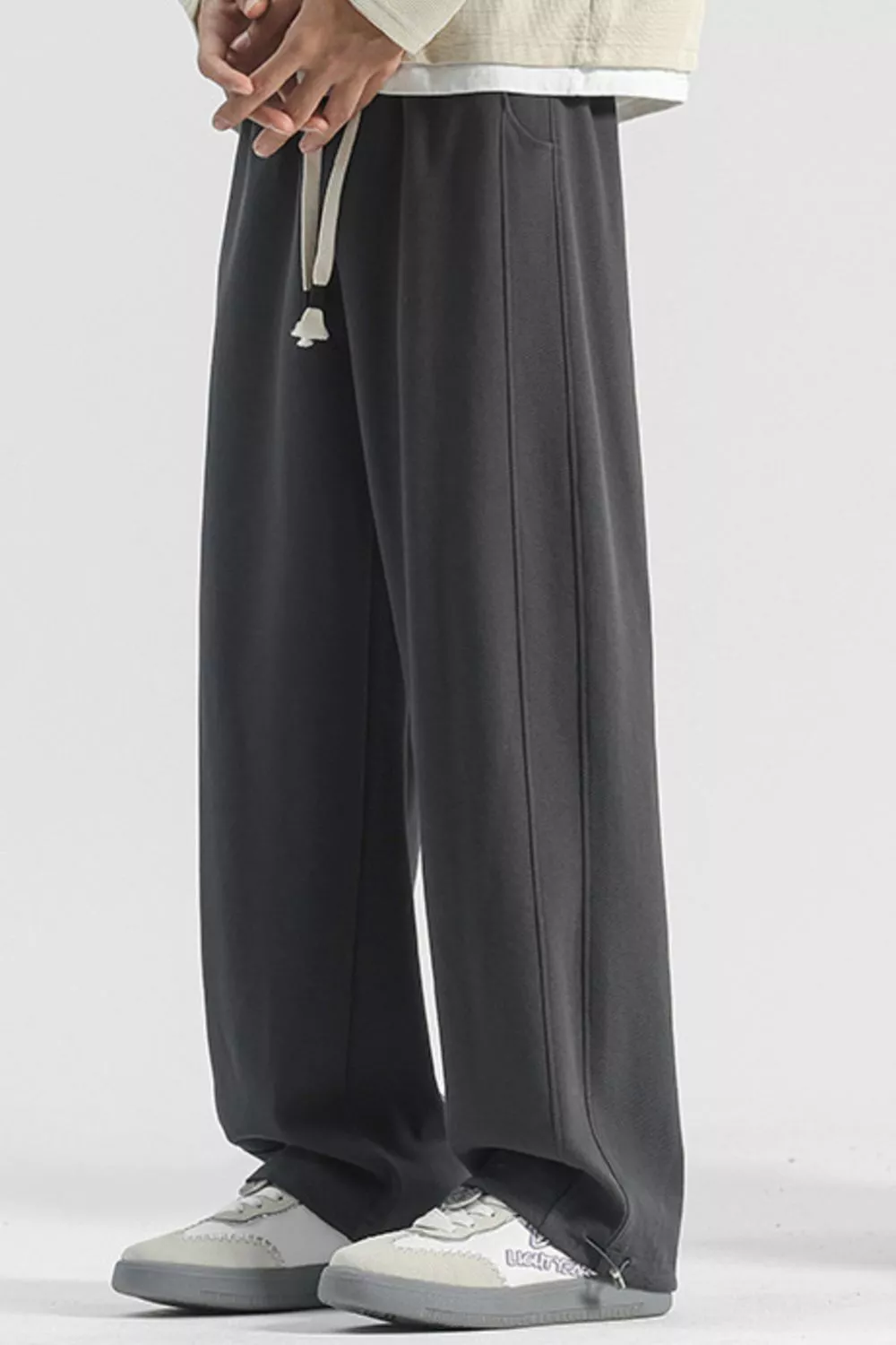 Men's Plus Size Casual Loose Fit Drawstring Sweatpants, image 4