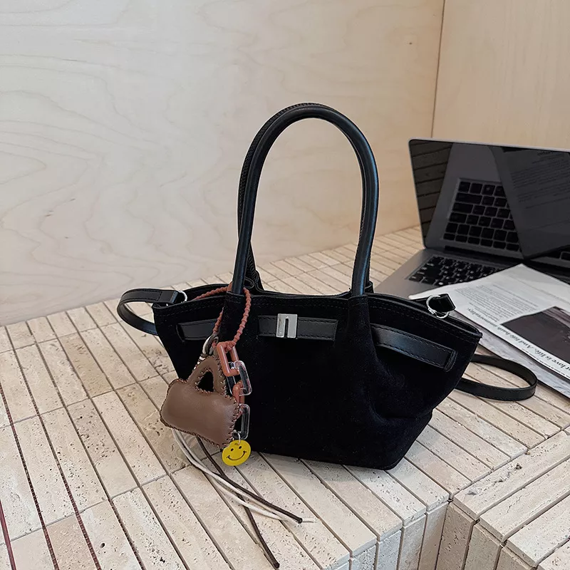 PU Leather Suede Mini Handbag, image 3