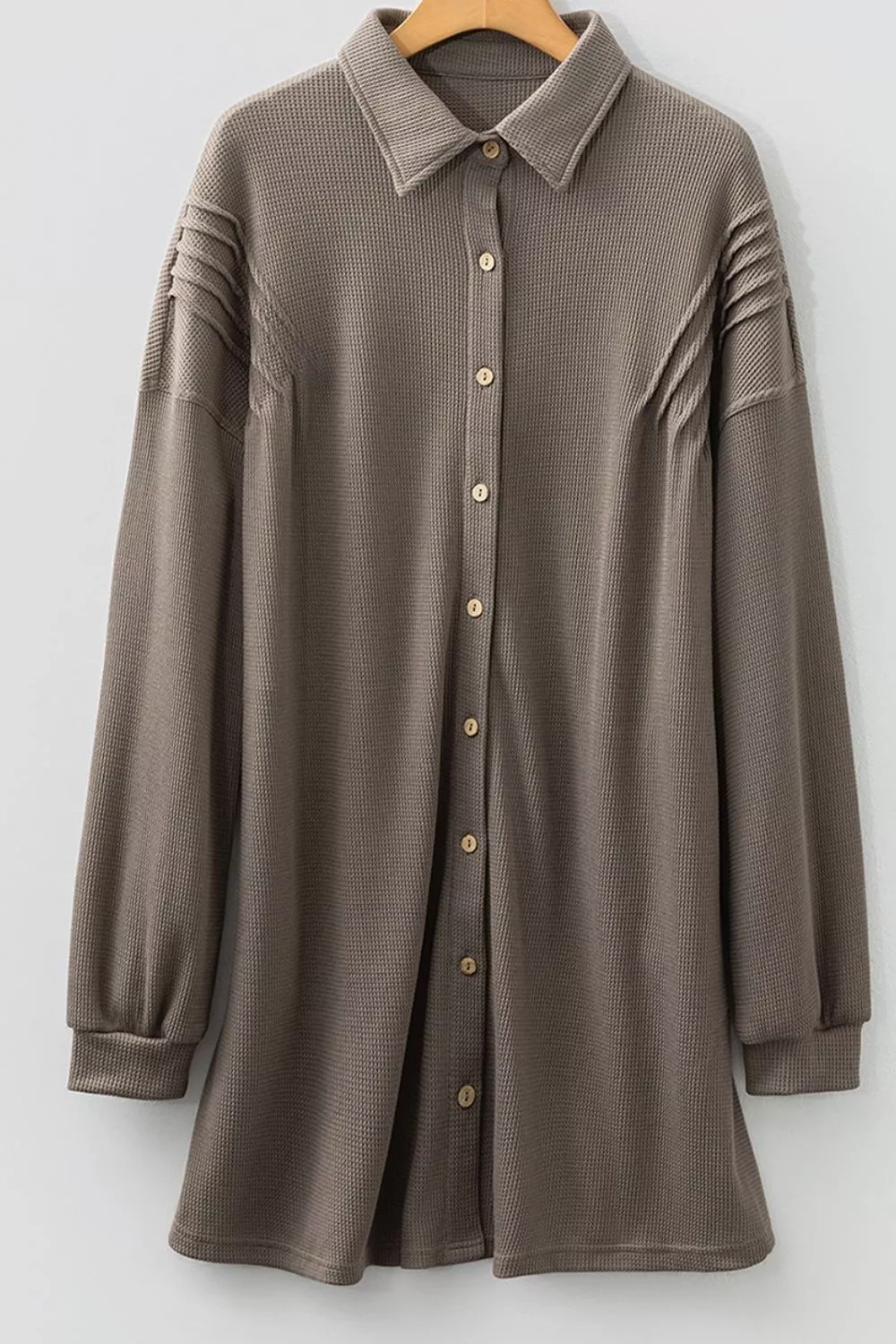 Casual Button-Down Dress with Pockets, image 8