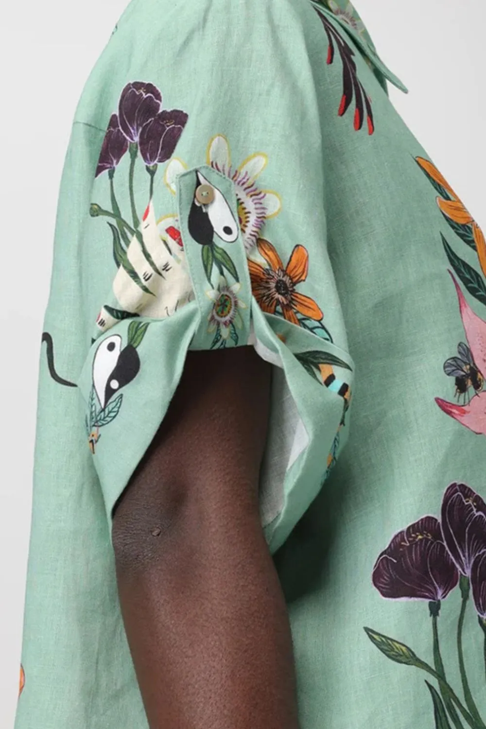 Tropical Paradise Floral Print Shirt and Shorts Set, image 6