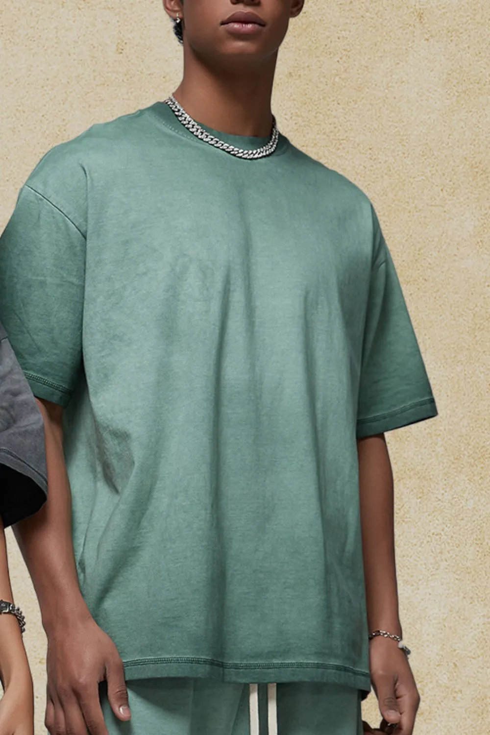 Men's Round Neck Half Sleeve T-Shirt, image 3