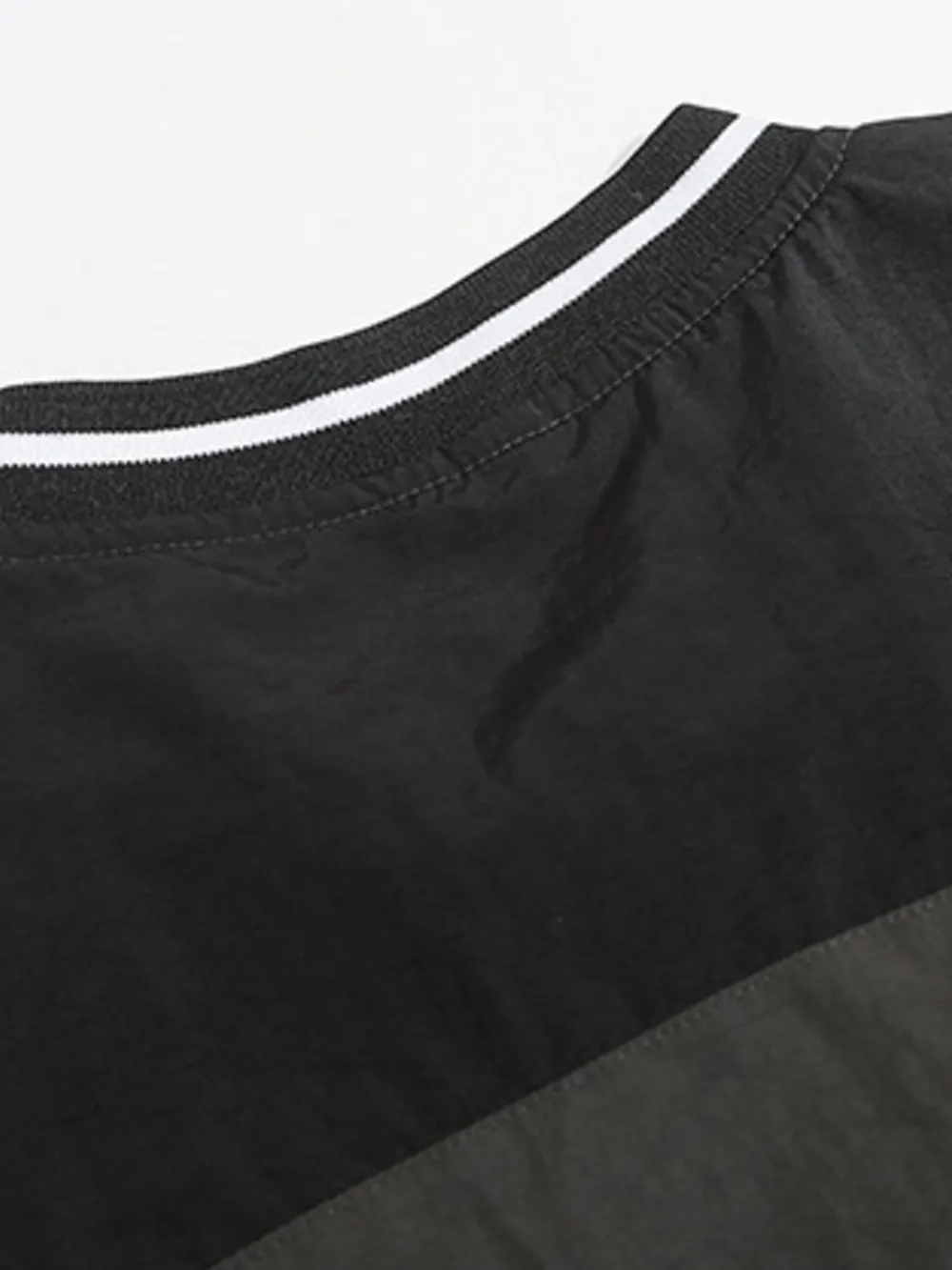 Men's Letter Lace Up Long Sleeve Top, image 8