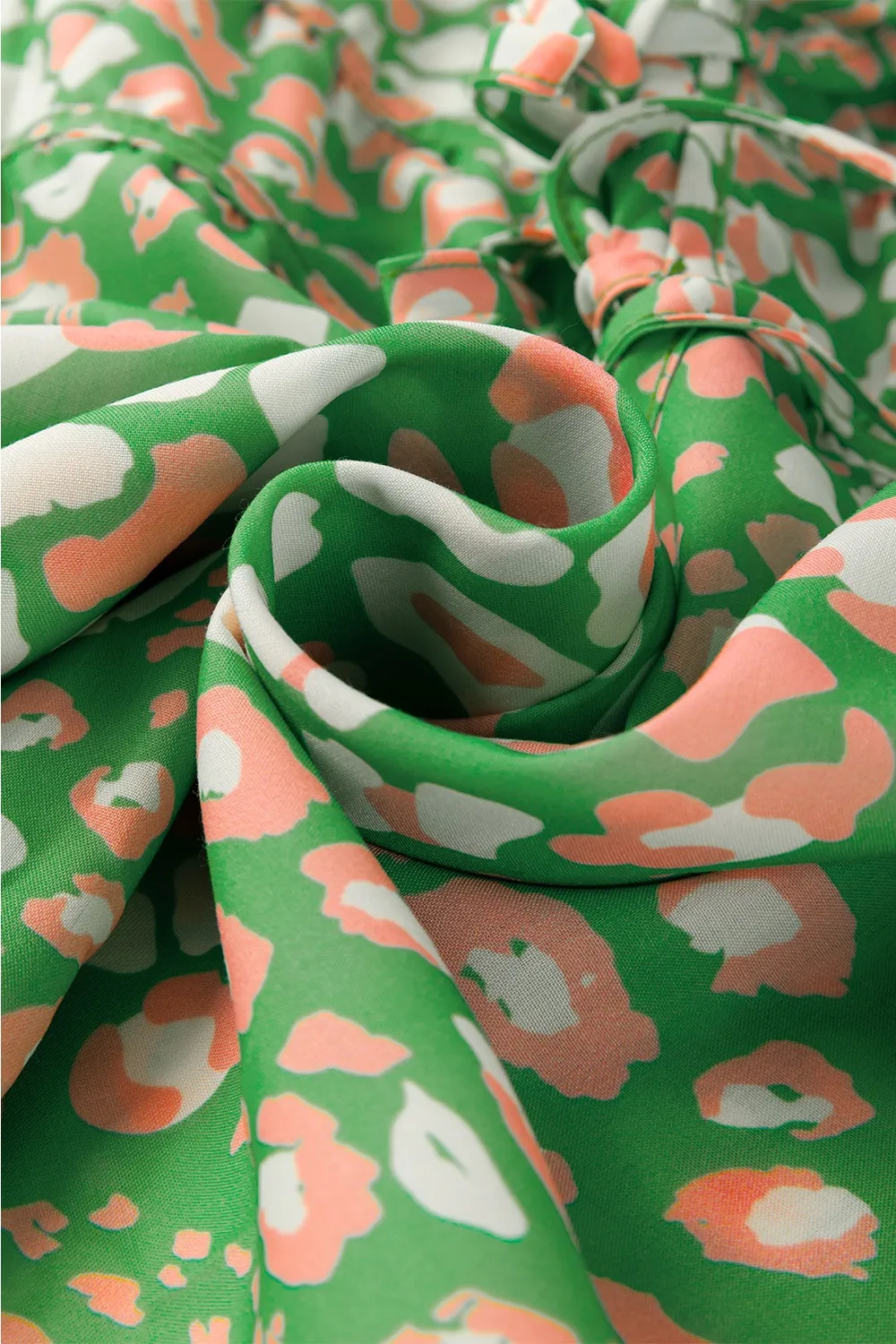 Floral Print Ruffle Sleeve Blouse, image 7