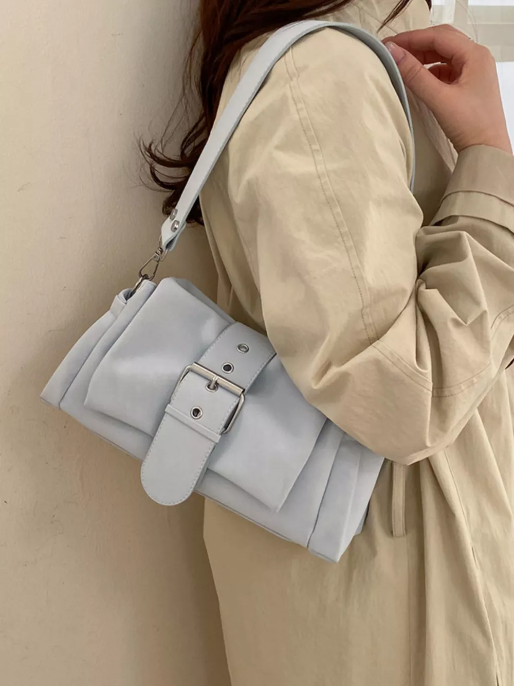 Buckle Detail Crossbody Bag, image 2