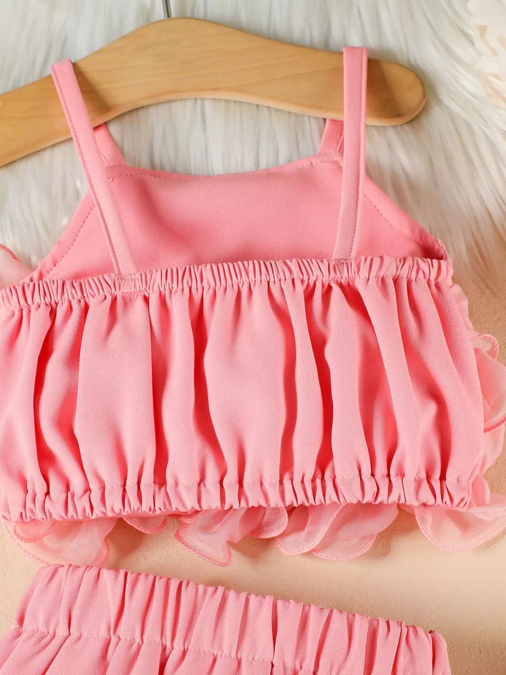 Children's Ruffled Trim Cami Top & Skirt Set, image 8