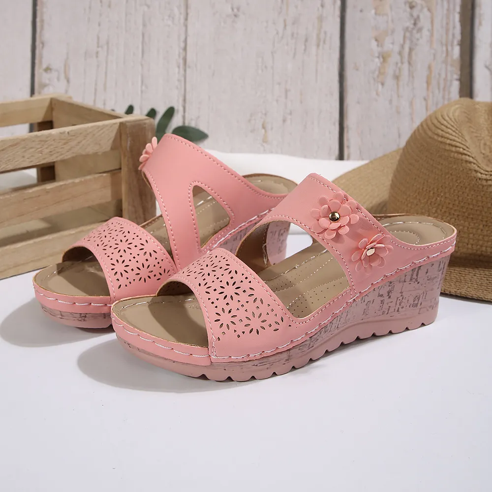 Open Toe Wedge Sandals, image 9