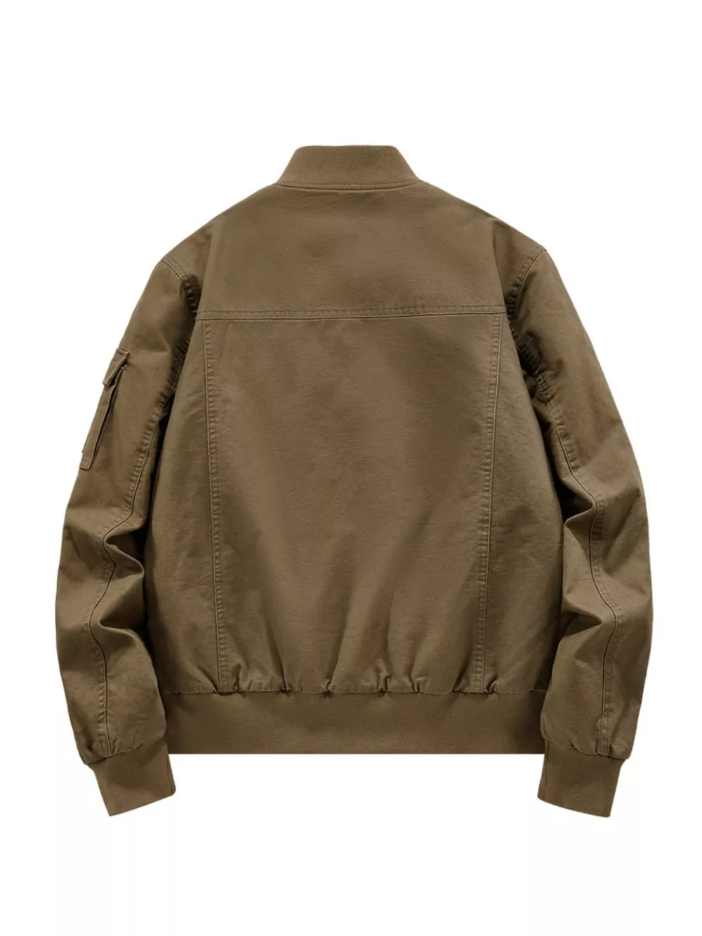 Men's Plus Size Zip Up Long Sleeve Jacket, image 3