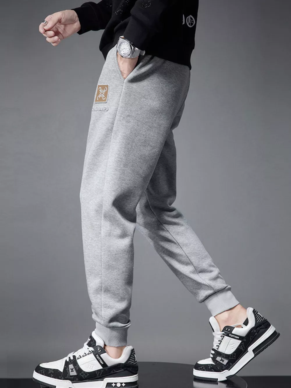 Men's Casual Loose Fit Joggers, image 6